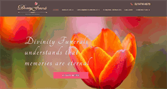 Desktop Screenshot of divinityfunerals.com.au